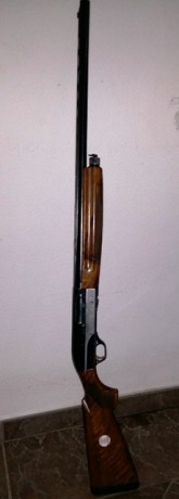 en venta escopeta BREDA MOD. ASTROLUX, calibre 12, semiautomática, algunos roces en pavón y maderas, de 02