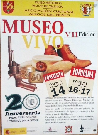 Hola a todos.
Esta semana que viene se celebrará en Valencia, en el museo militar, los actos conmemorativos 10