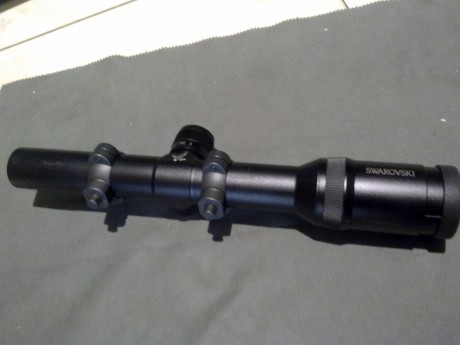 Practicamente sin uso,carece de marca o rasguño alguno.Se cambia por rifle de caza de mi interes o visor 00