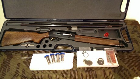 Vendo escopeta Beretta AL 391 URICA del  Calibre 20  unico propietario, esta en perfectas condiciones, 02