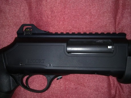   Hola Chic@s!

Vendo mi Hatsan MP táctica de corredera, calibre 12/76 (12 Magnum - capacidad 7+1) con 02
