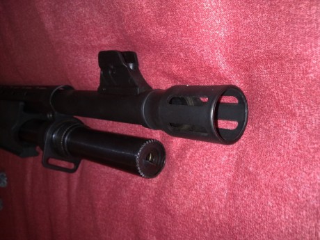   Hola Chic@s!

Vendo mi Hatsan MP táctica de corredera, calibre 12/76 (12 Magnum - capacidad 7+1) con 12