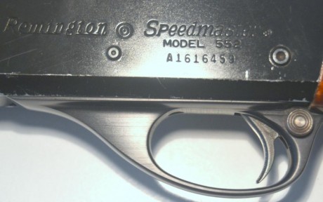 Se vende carabina semiautomática  Remington Mod. 552 Cal.22, con protección paravainas para zurdos.  Para 00