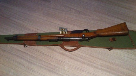 Buenas noches a todos, 

Pongo a la venta mi carabina de cerrojo rectilineo Mannlicher M95/30, calibre 00