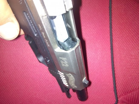 PUES ESO PONGO,  a la venta una walther mod. P22, cal. 9mmPA, sin disparar jamas , la tenia en mi coleccion 40