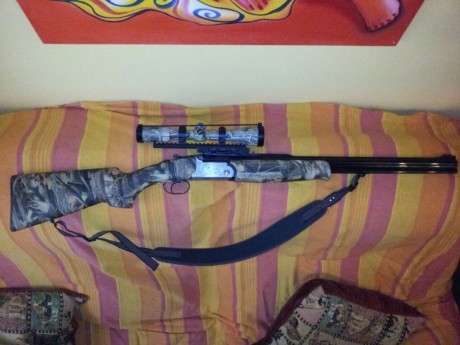 Se vende este magnifico Billing en calibres 12,76 y 6,5x55  con selector de cañon y todo ello en camuflaje 01