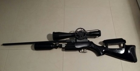 Umarex 850 pcp comprada hace un año aproximadamente en este foro. La compre con la idea de hacerla bullpup 121