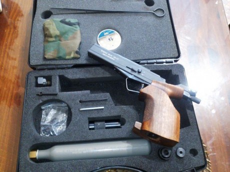 Vendo pistola CO2 de 5 disparos DRULOV DU-10 en perfecto estado de funcionamiento y conservacion. Tiene 01
