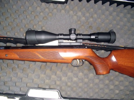 Hola a tod@s , pues le toco a esta !.Vendo Weihrauch HW 97K calibre 5.5 con visor Leapers 3-9 x 40  con 01