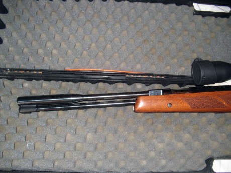 Hola a tod@s , pues le toco a esta !.Vendo Weihrauch HW 97K calibre 5.5 con visor Leapers 3-9 x 40  con 00