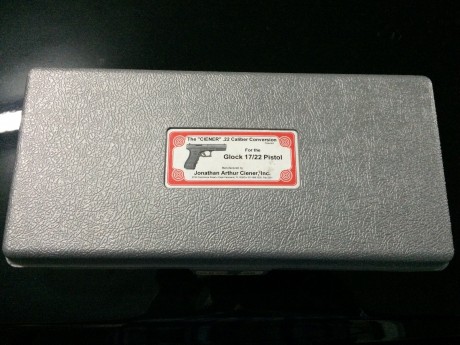 Pongo a la venta mi KIT del 22 de mi Glock 17. Es marca arthur ciener, viene con caja original y un cargador 02