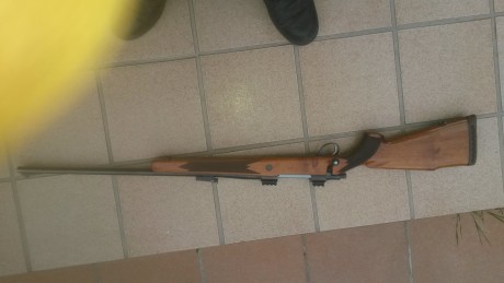 Hola, vendo rifle SAKO calibre 300 WM en buen estado, es el L61, tiene muy buena precision y es a toda 02
