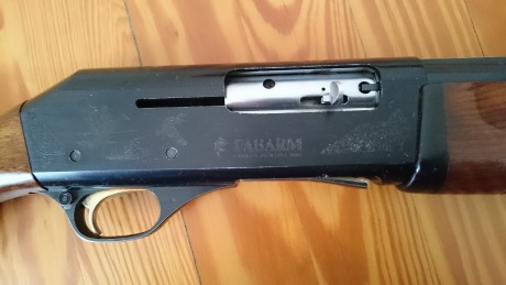 Se vende escopeta repetidora Fabarm, modelo Ellegi, en buen estado. Se vende por no utilizar.
Tambien 01