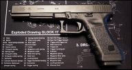  Precio 500 mas gastos de envío si los hay.
 Vendo Glock 17 L cañón de 6" con linterna táctica y 02