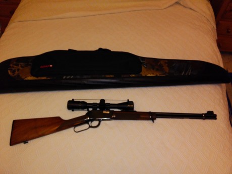 -Se vende carabina en muy buen estado, con picado de fábrica en culata y guardamanos. Le acompaña visor 02
