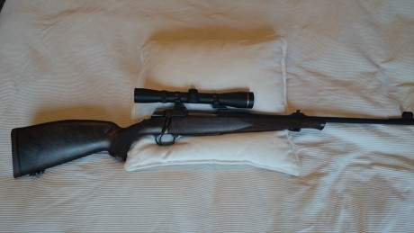 tardes
Vendo el siguiente conjunto, en perfecto estado:
- Rifle Browning Eurobolt 30-06, muy compacto 01