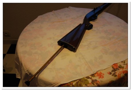 Carabina marca Remington del calibre 22, semiautomática, de baquelita con carga trasera de 16 cartuchos. 02