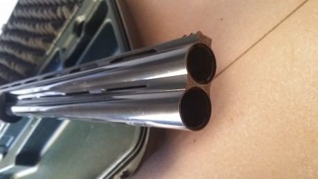 Escopeta superpuesta bettinsoli tarcisio de luxe sporting cal. 12. 5 polichokes, Maderas muy bonitas veteadas, 11