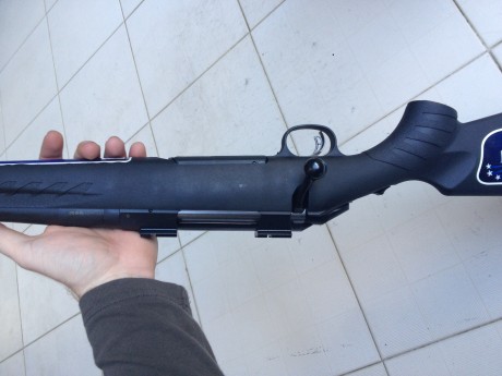 Por capricho de tener un rifle en ese calibre, ofrezco mi ligerísimo Ruger de cerrojo en 308, culata sintética, 01
