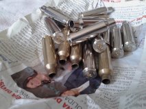 Pues eso los calibres que tengo de vainas un solo tiro son:
9,3X62 RWS-Norma--------8
7mm WSM -RWS------------6
7X64 02