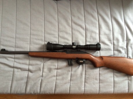 Buenas tardes.

Esta es mi carabina en cal 22lr. Una magtech 7022, que por su economico precio me sirve 00
