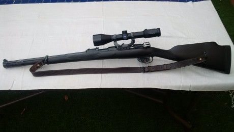 Hola a todos,

Cambio el siguiente rifle:

Carabina de Caballería Mauser 1909 calibre 7,65 Argentino.
La 00