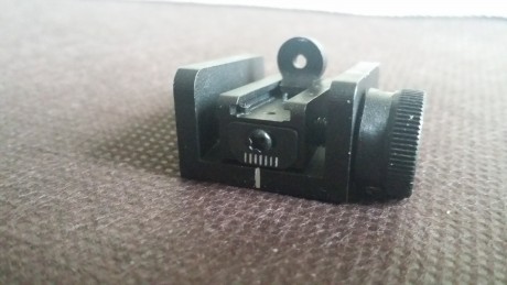 He adquirido recientemente una carabina Chiappa M1 en 9 mm. Le monte un punto rojo Bushnell que rompió 170