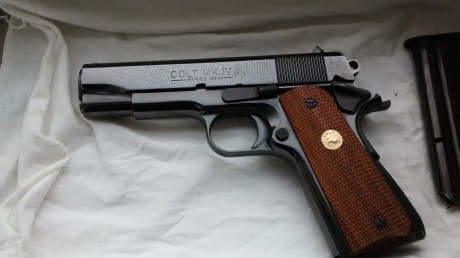 tal , vedo colt combat comander series 80 del 9 para en perfecto estado , guiada en A pero se puede guiar 22