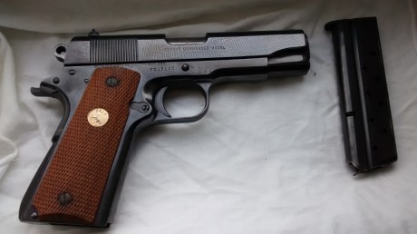 tal , vedo colt combat comander series 80 del 9 para en perfecto estado , guiada en A pero se puede guiar 21