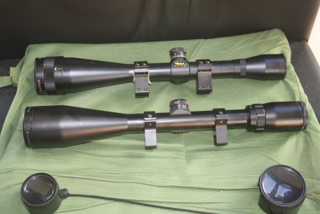 Visor Bushnell Banner 3-9x50. 
- Tubo: 1".
- Retícula: Multi-X.
- Acabado: Mate.
- Peso: 539 gr.
- 62