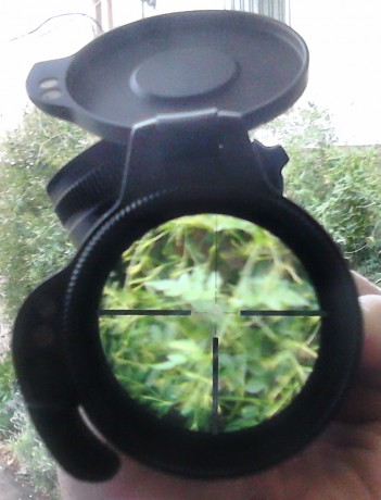 Cambio visor leupold VX3-L 4, 5-14X50 retícula con punto central iluminado de 11 intensidades con tapas 00