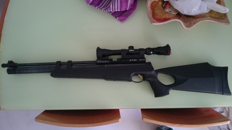 Vendo hatsan At44 cal: 6.35 monotiro con 2 agujas
visor tasco 3-9x32 con protectores de lente
9 cajas 02