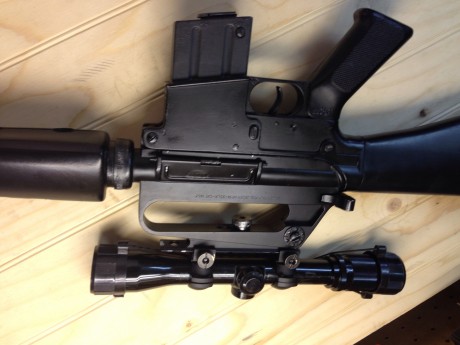 Carabina 22LR Adler AP74, precio Venta 250€ mas envío, Añado montura para asa, anillas y visor. 41