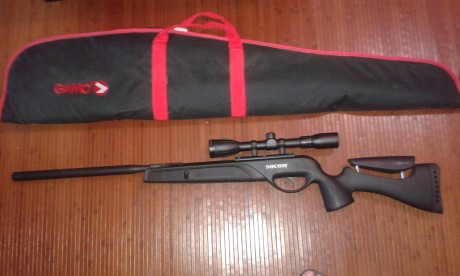 Cambio carabina Gamo Whisper IGT, cal. 5.5, cañon fijo, carrillera ajustable, con visor Gamo 3-9X40, o 00