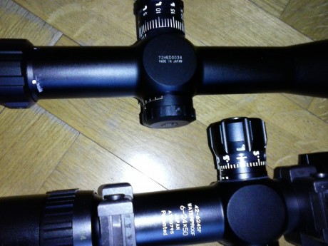 Visor Sightron SIII 6-24x50 (SIIISS624LRMD/CM) Reticula mil dot en segundo plano a 24X y clicks de 0,1 22