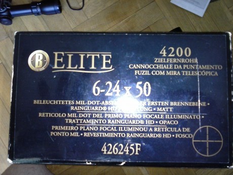 Visor Sightron SIII 6-24x50 (SIIISS624LRMD/CM) Reticula mil dot en segundo plano a 24X y clicks de 0,1 31