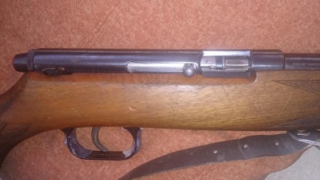estupenda carabina alemana de la marca krico.
calibre 22 lr
agrupación perfecta.
con 3 cargadores ( 2 70
