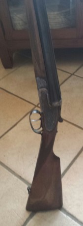 Buenas,  me han regalado una escopeta paralela que está bastante bien de maderas pero tiene una pequeña 50