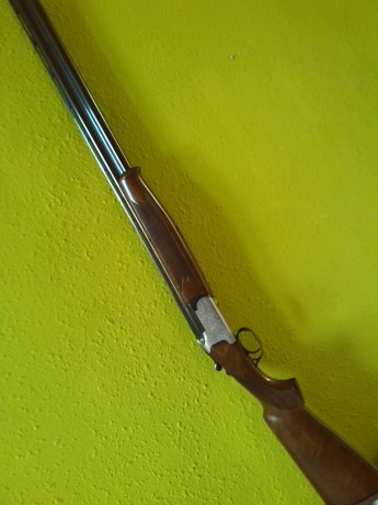 Pongo a la venta superpuesta Lanber 2085-.Un solo disparador,calibre 12/70 con expulsores automáticos 02