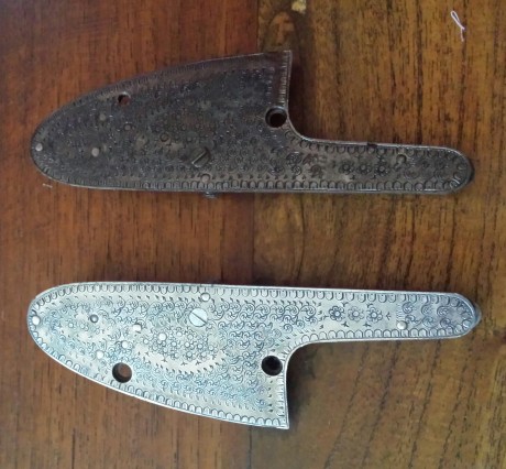 Buenas,  me han regalado una escopeta paralela que está bastante bien de maderas pero tiene una pequeña 60