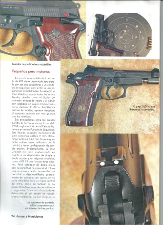   Hola Chic@s!

Pongo en venta mi Beretta 81FS IMPECABLE del 7.65mm/.32ACP, guiada "F", en Madrid. 72