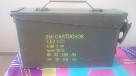 Caja metálica de munición, ideal para guardar tu munición o cualquier cosa, totalmente estanca sus medidas 10