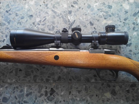 Cambio rifle Voere (mod. 2165); en calibre 30 06, con cañón flotante de 60cm, ; monturas desmontables 00