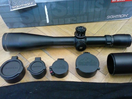 Visor Sightron SIII 6-24x50 (SIIISS624LRMD/CM) Reticula mil dot en segundo plano a 24X y clicks de 0,1 161