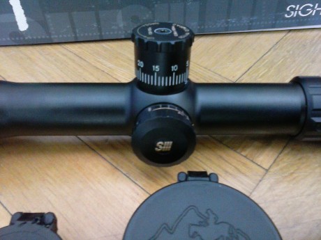 Visor Sightron SIII 6-24x50 (SIIISS624LRMD/CM) Reticula mil dot en segundo plano a 24X y clicks de 0,1 160