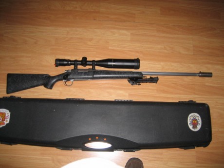 VENDO REMINTON 700 INOX CAL 308. Cañón pesado preparado para tiro de precisión. Visor BUSHNELL ELITE 6500. 01
