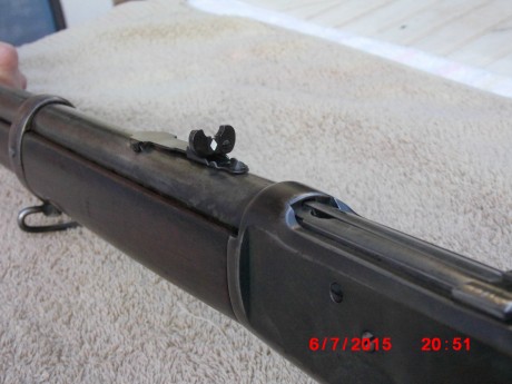 Hola a todos, vendo un rifle tipo Winchester de 1892, fabricado en España en el 1925 con la marca Tigre.
Es 02