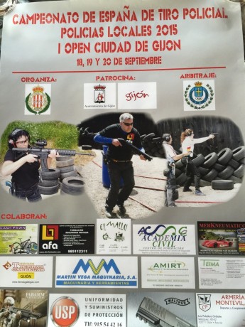 Buenas noches:
Aquí os dejo el cartel del  Campeonato de España de tiro para Policías Locales.
Y Open 00