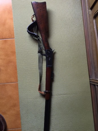  13.jpg Carabina Tigre modelo largo.44-40
Se encuentra en un estado excelente a pesar de sus años,maderas,interior,metales,etc...
Agrupa 21