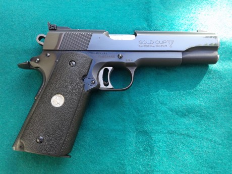    Buenas tardes, pongo a la venta una pistola Colt 1911 modelo Gold Cup  National Match Serie´s 80 en 91
